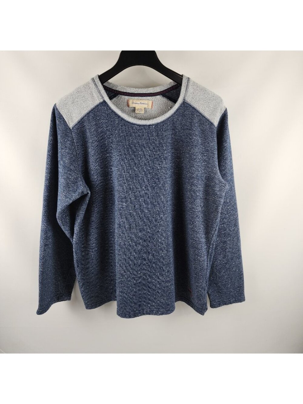 Tommy Bahama Sweatshirt Mens XL Blue Gray Knit Pullover
